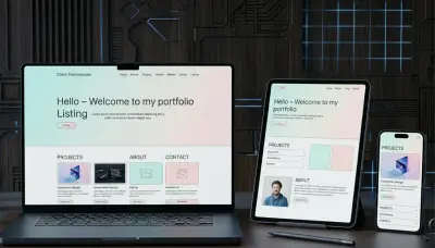 تصميم موقع Portfolio احترافي لعرض أعمالك وجذب العملاء