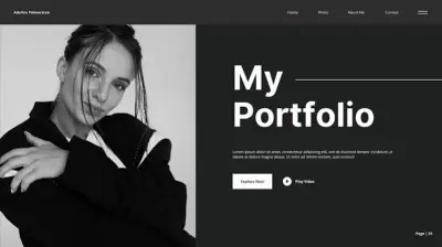 تصميم ملف اعمال Portfolio