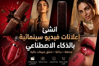 صناعة فيديو إعلاني سينمائي لمنتجك بتقنية الذكاء الاصطناعي