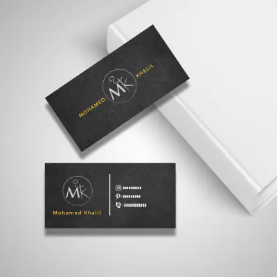 تصميم كارت شخصي او دعائي
