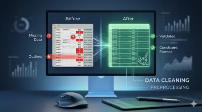سأقوم بتنظيف وتجهيز بياناتك (Data Cleaning) لتكون جاهزة للنماذج الذكية
