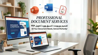 تصميم عروض PowerPoint وملفات PDF بشكل احترافي وجذاب
