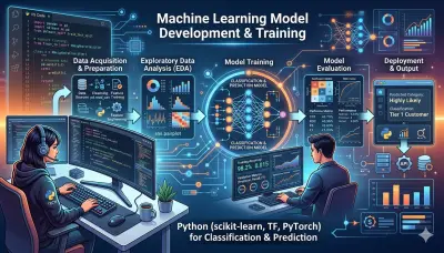 تطوير وتدريب نموذج Machine Learning احترافي للتصنيف أو التنبؤ باستخدام Python