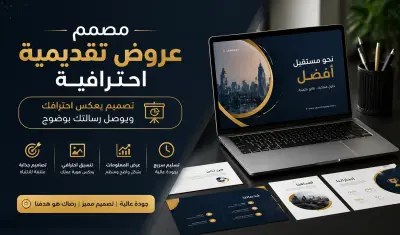 سأقوم بتصميم 10 شرائح عرض تقديمي (PowerPoint / Canva / Pdf) احترافية مقابل 5 دولار
