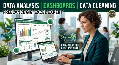 (سأقوم بتنظيف وتجهيز ملفات Excel للتحليل - Data Cleaning).