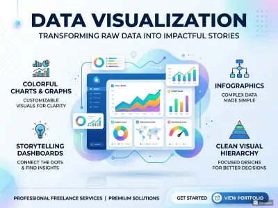 سأقوم بإنشاء Data Visualization احترافي لبياناتك
