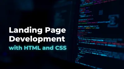 برمجة وتكويد صفحة هبوط (Landing Page) احترافية بـ HTML و CSS