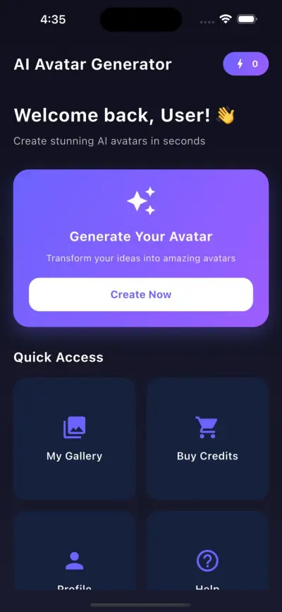 برمجة تطبيق إنشاء صور أفاتار بالذكاء الاصطناعي باستخدام Flutter