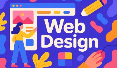 تصميم صفحة ويب احترافية باستخدام HTML و CSS بشكل متجاوب وسريع