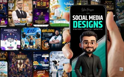 تصميم سوشيال ميديا تعكس هوية علامتك التجارية