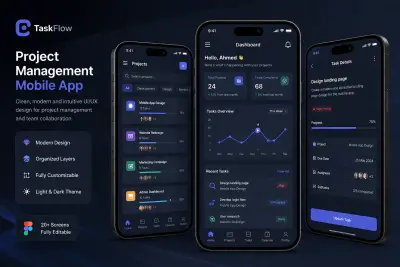 تصميم واجهات UI/UX احترافية لتطبيقات الموبايل