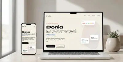 برمجة وتصميم بورتفوليو (معرض أعمال) عصري، سريع، ومتجاوب بالكامل