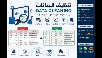 سأقوم بتنظيف وتحليل البيانات وعمل Dashboard احترافي لأي نوع من البيانات