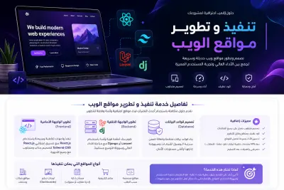 تنفيذ و تطوير مواقع الويب