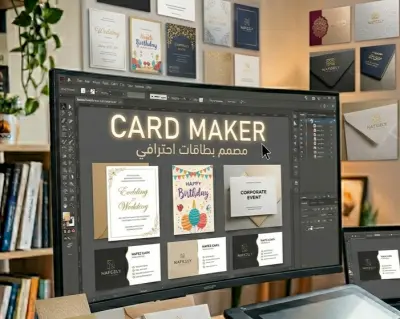 تصميم بطاقات اعمال