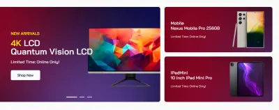 تصميم وتطوير متجر إلكتروني احترافي E-commerce باستخدام HTML CSS JavaScript