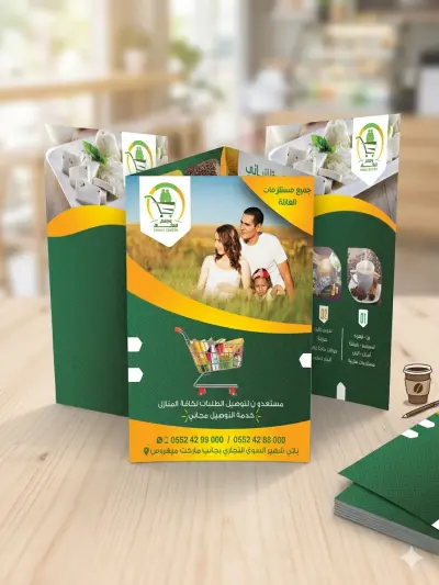 تصميم بروشور (Flyer/Brochure) إبداعي واحترافي لخدماتك أو منتجاتك