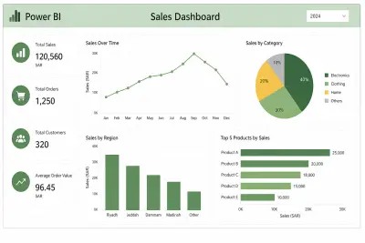 تحليل بيانات احترافي باستخدام Excel أو Power BI