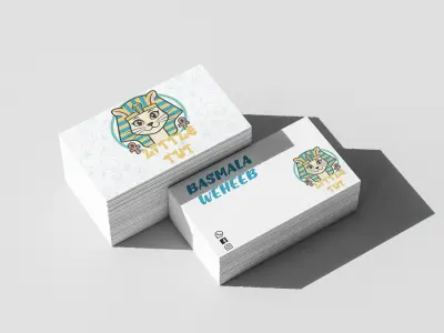 تصميم شعار (لوجو) مبتكر + تصميم كارت عمل (وجهين) جاهز للطباعة.