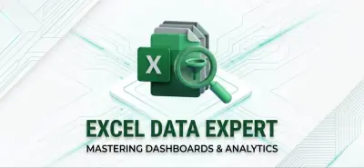 تحليل بيانات احترافي وتصميم لوحات تحكم (Dashboard) باستخدامExcel.