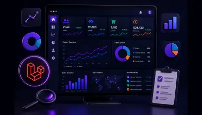 سأقوم بإضافة Dashboard وتحليلات احترافية React أو Laravel