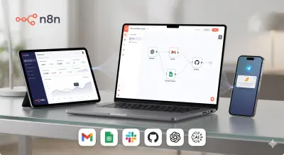 أتمتة أعمالك بالكامل باستخدام n8n وAI لتوفير الوقت والتكاليف