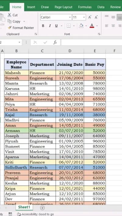 تنظيف وتجهيز البيانات (Data Cleaning)