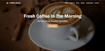 تصميم وبرمجة صفحة هبوط (Landing Page) متجاوبة باستخدام HTML وCSS وJavaScript