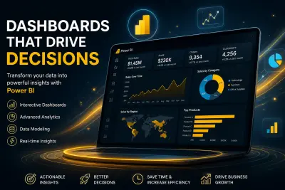 تحليل البيانات وإنشاء Dashboard احترافي باستخدام Power BI