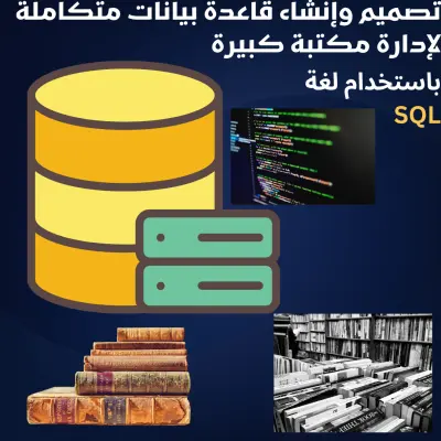 تصميم وبناء قواعد بيانات علائقية (SQL) مع تقارير تحليلية