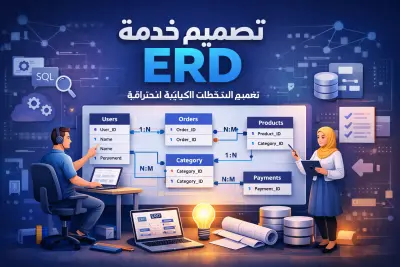 تصميم ERD و Mapping و Database