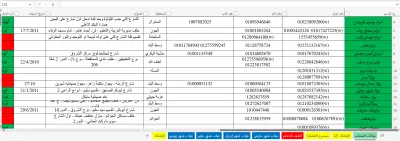 ادخال بيانات Excel