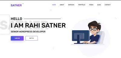 تصميم وتطوير موقع بورتفوليو احترافي (Personal Portfolio Website) سريع ومتجاوب