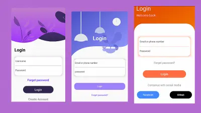 Design a Professional Login Page Using Flutter