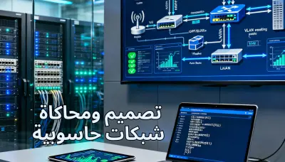 تصميم ومحاكاة شبكات احترافية على Cisco Packet Tracer (CCNA/CCNP)