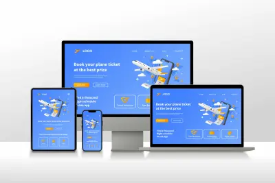 تصميم وتطوير موقع متجاوب Responsive من الصفر