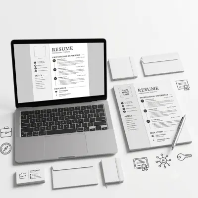 تصميم سيرة ذاتية (CV) احترافية ومتوافقة مع أنظمة ATS