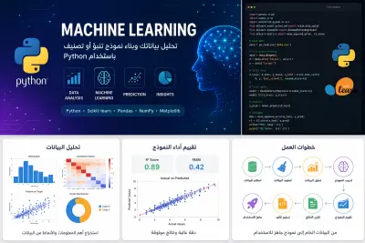 سأقوم بتحليل بياناتك وبناء نموذج Machine Learning للتنبؤ أو التصنيف باستخدام Python