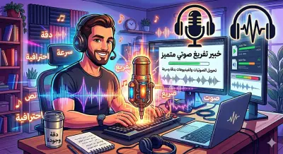 تفريغ يدوي دقيق: تفريغ الملفات الصوتية والفيديوهات (باللغة العربية الفصحى أو العامية) بدقة 100%