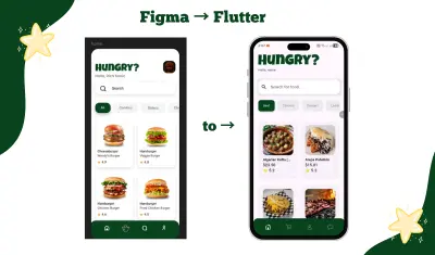 تحويل تصميم Figma أو XD إلى Flutter UI احترافي ومتجاوب
