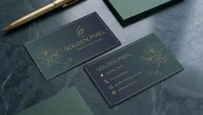 تصميم كرت شخصي (Business Card) احترافي ومبتكر لهويتك التجارية.
