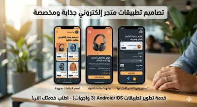 انشاء تطبيق بسيط 3 واجهات فقط على أندرويد و ios مقابل 30$