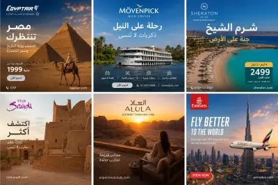 تصميم بوسترات سوشيال ميديا احترافية وعصرية