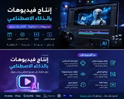 فيديوهات احترافية بالذكاء الاصطناعي