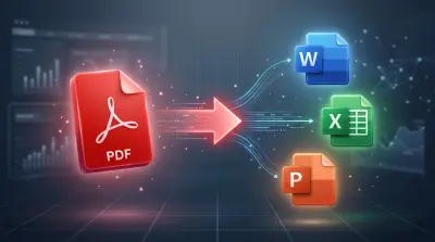 تحويل ملفات PDF إلى Word، Excel، و PowerPoint بدقة واحترافية