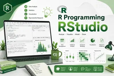 شرح لغة R لتحليل البيانات الإحصائية خطوة بخطوة