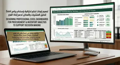 تصميم لوحات تحكم  احترافية بإستخدام برنامج Excel لتحليل المشتريات والمخازن لدعم إتخاذ القرار