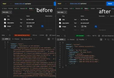 إصلاح أخطاء Node.js و Express.js