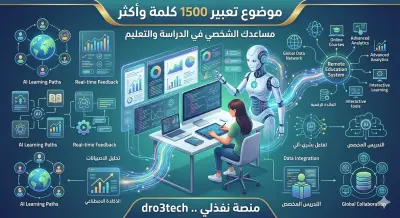 "خدمة كتابة موضوعات تعبير إبداعية ومنهجية (من الابتدائي للثانوية) - حصري، خالي من الأخطاء، ومنظم."
