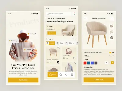 سأقوم بتصميم شاشة UI/UX احترافية واحدة لتطبيق موبايل باستخدام Figma مقابل 5 دولار، مع إمكانية إضافة شاشات إضافية حسب الطلب.